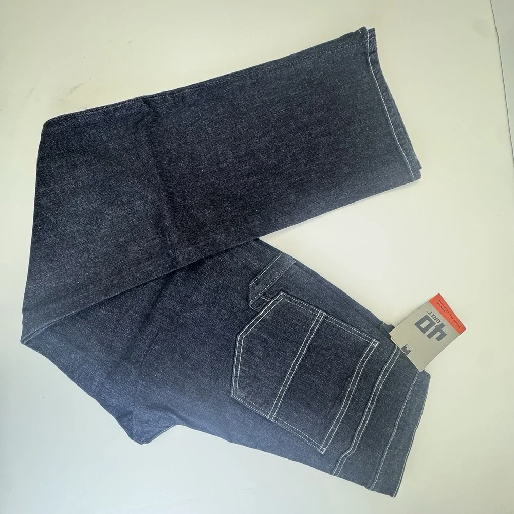 Duluth Trading Mens 40 Grit Flex Relaxed Fit Jeans Blue denim Size 32x34 NWT